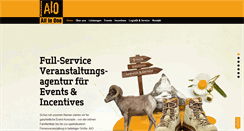 Desktop Screenshot of aio-marketing.de